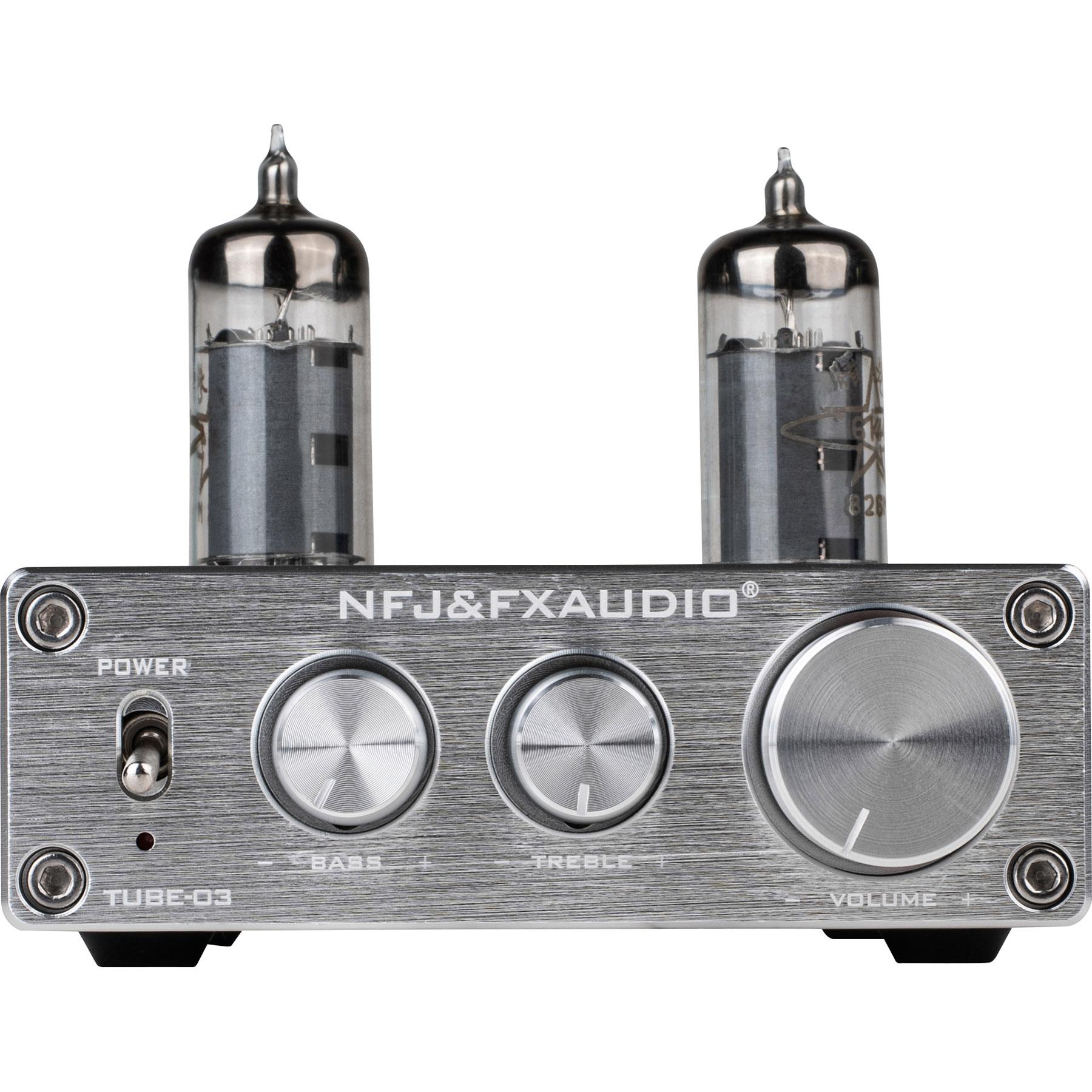 FX Audio TUBE-03 Tube Pre Amplifier with RCA Input Silver